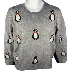 Penguin Sweater Medium Christmas Holiday Primark